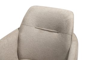 Home Beige designeetstoel met karaktervol ontwerp voor moderne eetkamer inrichting